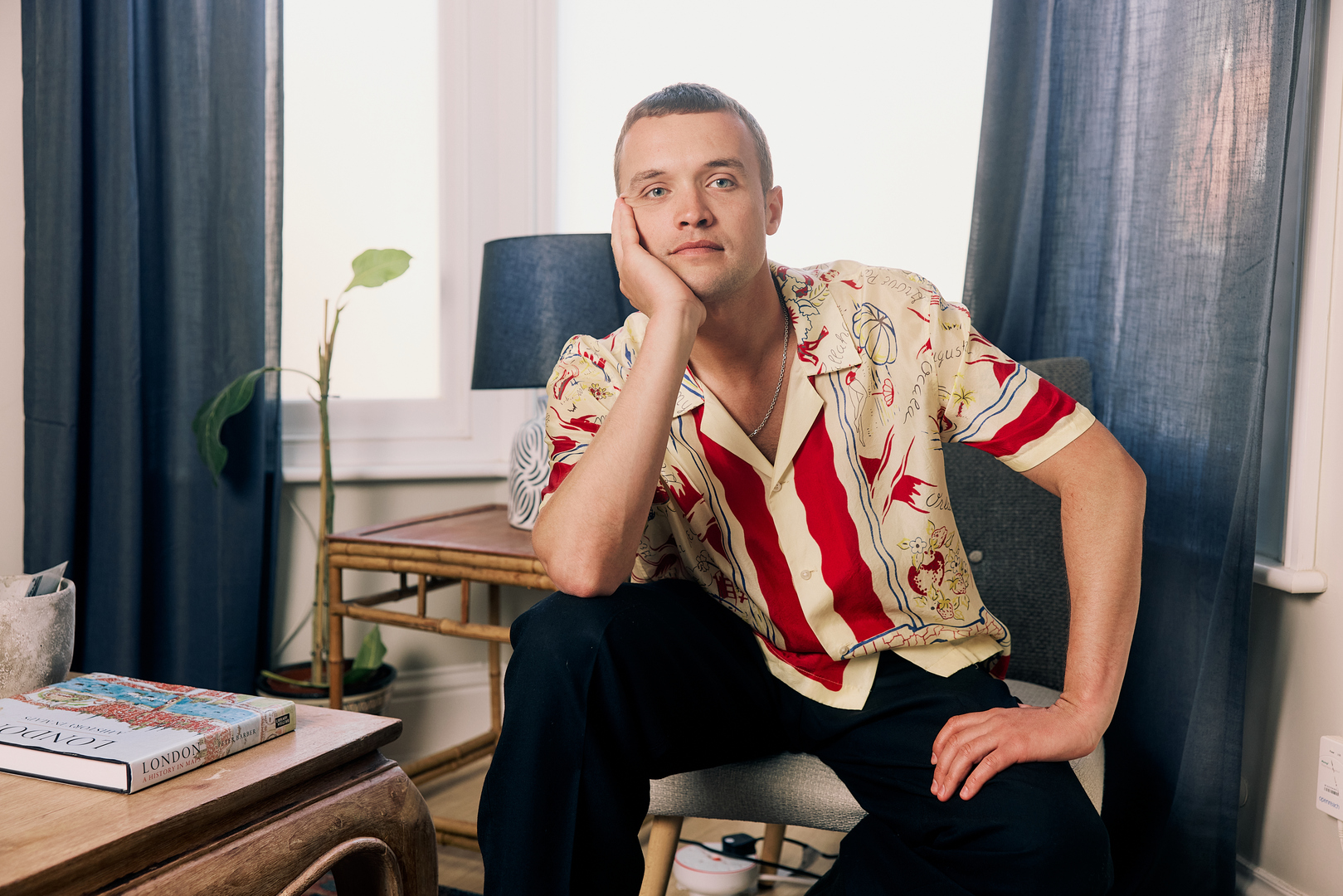 Portrait of Jack Burke at home.